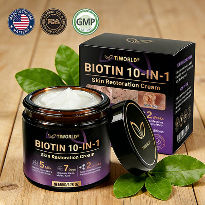 Made and Shipped from USA ✨Tiworld® Biotin 10-in-1 Skin Restoration Cream 🍀