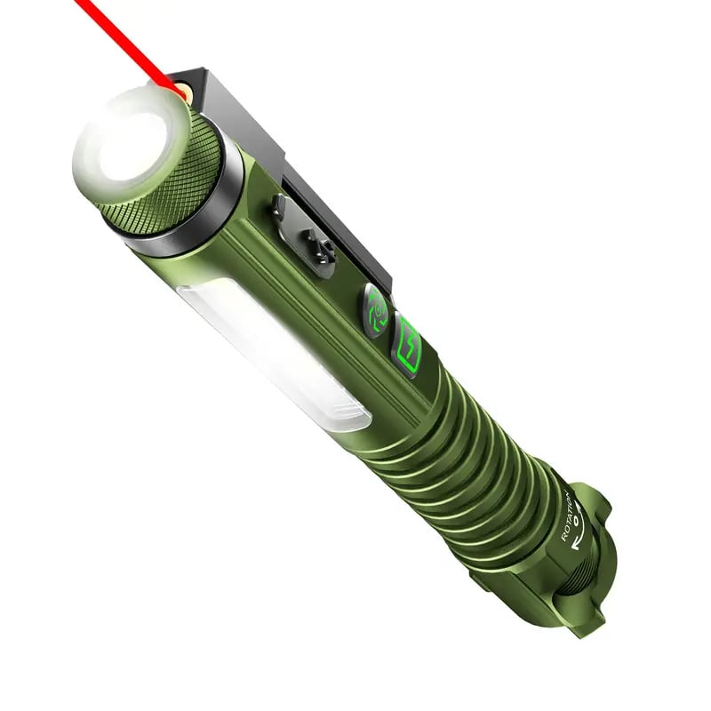 🔥2026 HOT SALE 49% OFF🚨 800LM Multifunctional Rechargeable EDC Flashlight