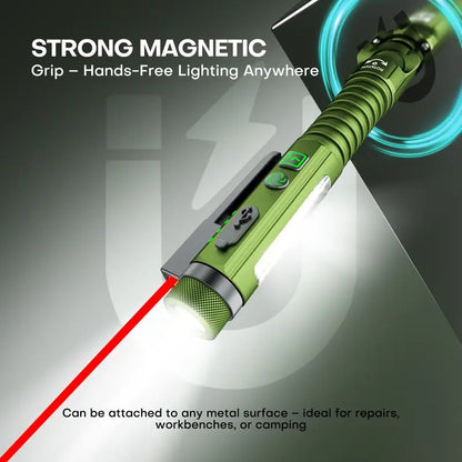 🔥2026 HOT SALE 49% OFF🚨 800LM Multifunctional Rechargeable EDC Flashlight