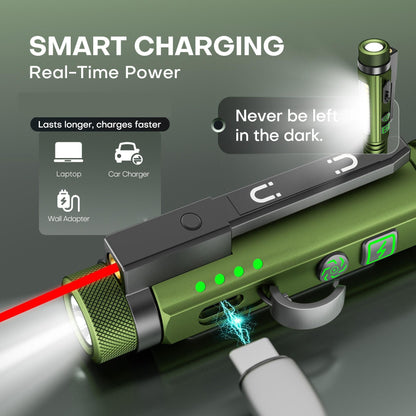 🔥2026 HOT SALE 49% OFF🚨 800LM Multifunctional Rechargeable EDC Flashlight